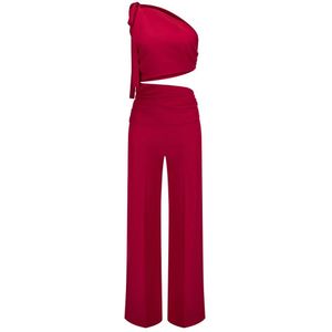 Nicowa - Amoliwa - Asymmetrische Jumpsuit - Rood