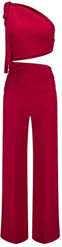 Nicowa - Amoliwa - Asymmetrische Jumpsuit - Rood