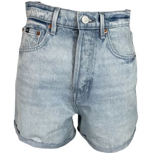 Denham, Dames, Korte broeken, Blauw, Maat: W24 Denim,