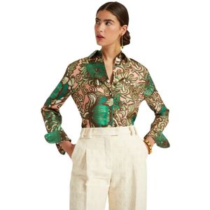 La DoubleJ, Dames, Blouses & Shirts, Veelkleurig, Maat: L Zijde,