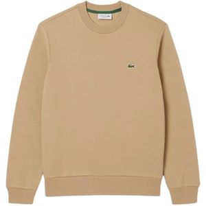 Lacoste, Heren, Sweatshirts & Hoodies, Beige, Maat: S