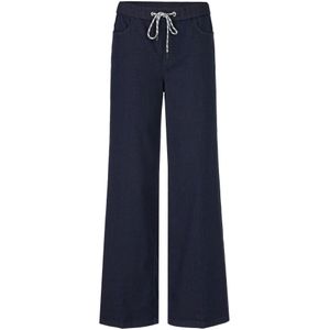 Marc Cain - Welkom Flared Jeans - Blauw - Dames - Katoen