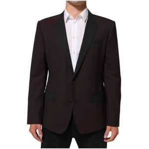 Dolce & Gabbana, Dames, Jassen, Bruin, Maat: XL Wol,