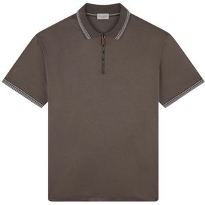 Paul & Shark, Heren, Tops, Bruin, Maat: M Katoen,