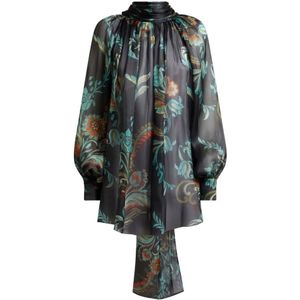 Etro, Dames, Blouses & Shirts, Veelkleurig, Maat: M Zijde,