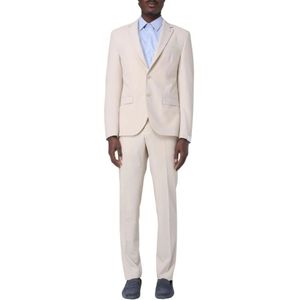 Manuel Ritz, Heren, Pakken, Blauw, Maat: XL Wol,