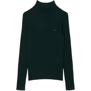Lacoste, Dames, Truien, Groen, Maat: S Wol,