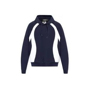 Dsquared2 Oversized hoodie , Blue , Heren , Maat: L