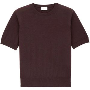 Saint Laurent, Dames, Tops, Bruin, Maat: L