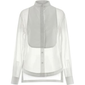 Armarium, Dames, Blouses & Shirts, Wit, Maat: M Katoen,