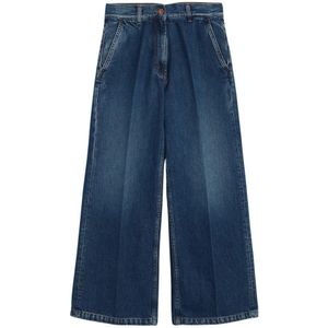 Aspesi, Dames, Jeans, Blauw, Maat: XS Denim,