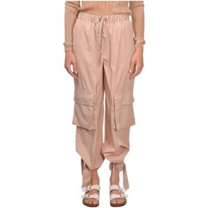 Gran Sasso, Dames, Broeken, Beige, Maat: S