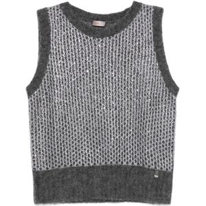 Herno, Dames, Truien, Grijs, Maat: S Wol,