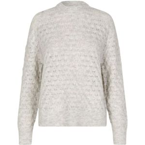 Samsøe Samsøe, Dames, Truien, Grijs, Maat: L Wol,