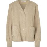 Masai, Dames, Truien, Beige, Maat: XS Fleece,
