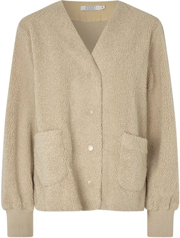 Masai, Dames, Truien, Beige, Maat: XS Fleece,