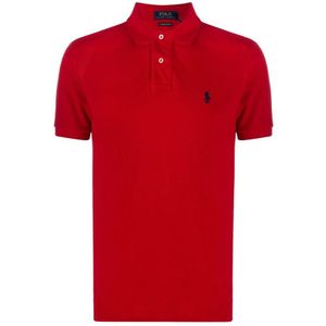 Ralph Lauren, Heren, Tops, Rood, Maat: S Katoen,