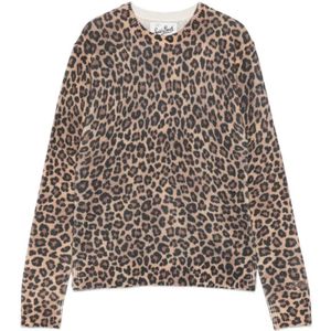 MC2 Saint Barth, Dames, Truien, Bruin, Maat: M Wol,