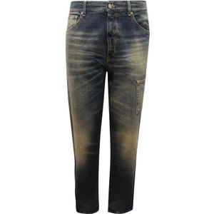 Dondup, Heren, Jeans, Blauw, Maat: W30 Katoen,