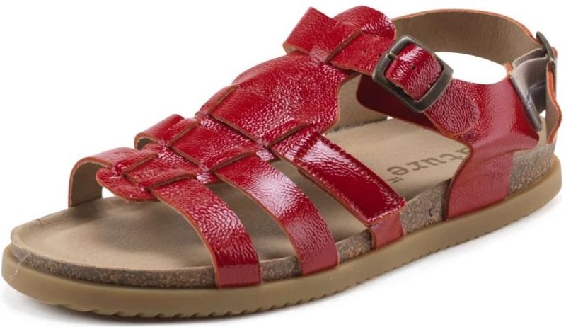 Nature Footwear - Mette Sandal - Sandalen - Rood - Leer