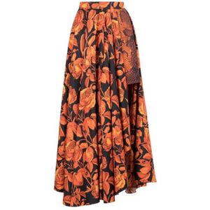 Roberto Cavalli, Dames, Rokken, Oranje, Maat: XS