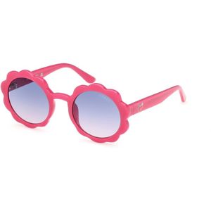 Guess - GU00127 - Zonnebril - Roze - Geïnjecteerd - Ronde Vorm