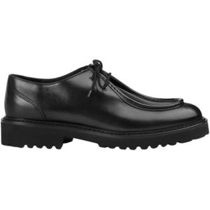 Doucal's, Heren, Schoenen, Zwart, Maat: 43 1/2 EU Leer,