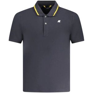 K-way - K1125DW Jud - Polo - Marineblauw - Katoen - Korte Mouwen