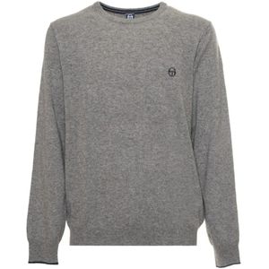 Sergio Tacchini, Heren, Truien, Grijs, Maat: 2XL Wol,