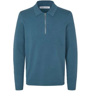 Samsøe Samsøe, Heren, Truien, Blauw, Maat: XL Viscose,