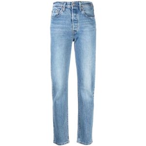 Levi's, Dames, Jeans, Blauw, Maat: W30 L32 Katoen,