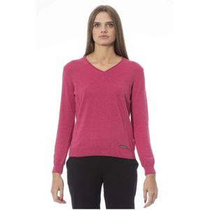 Baldinini, Dames, Truien, Roze, Maat: XL Viscose,