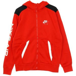Nike, Heren, Sweatshirts & Hoodies, Rood, Maat: XL Katoen,