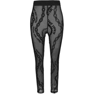 Versace Jeans Couture, Dames, Broeken, Zwart, Maat: XS