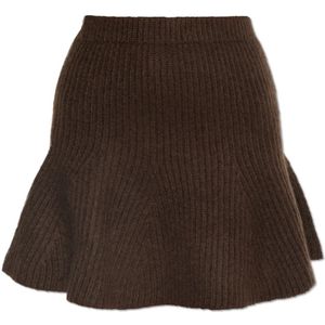 By Malene Birger, Dames, Rokken, Bruin, Maat: S Wol,