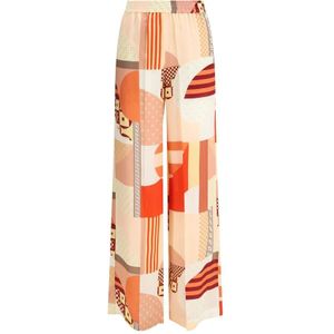 Fendi, Dames, Broeken, Veelkleurig, Maat: XS Zijde,