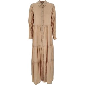 Kocca, Dames, Jurken, Beige, Maat: M
