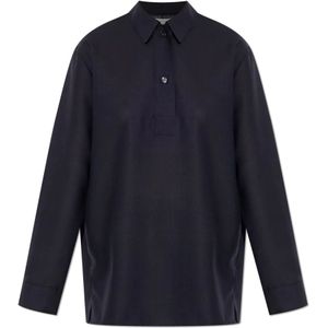 Studio Nicholson, Dames, Tops, Blauw, Maat: 3XS