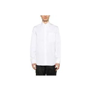 Versace Witte Hemden voor Mannen Ss24 , White , Heren , Maat: XL