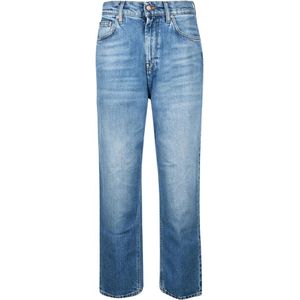 Don The Fuller, Dames, Jeans, Blauw, Maat: W25 Katoen,