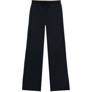 Ines de la Fressange Paris, Dames, Broeken, Blauw, Maat: XS Katoen,