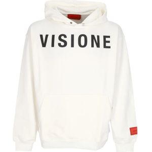 Vision OF Super, Heren, Sweatshirts & Hoodies, Wit, Maat: S Katoen,