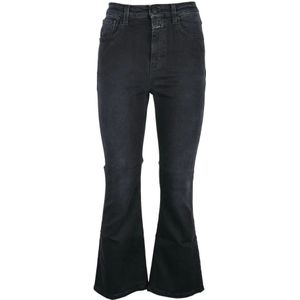 Closed, Dames, Jeans, Zwart, Maat: W27 Katoen,