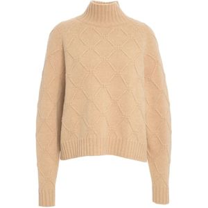 Elisabetta Franchi, Dames, Truien, Bruin, Maat: S