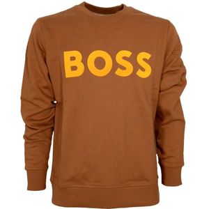 Hugo, Heren, Sweatshirts & Hoodies, Bruin, Maat: XL Katoen,