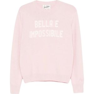 MC2 Saint Barth, Dames, Truien, Roze, Maat: L