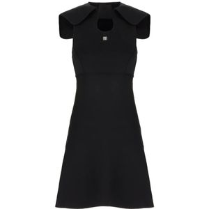 Givenchy, Dames, Jurken, Zwart, Maat: XS Viscose,
