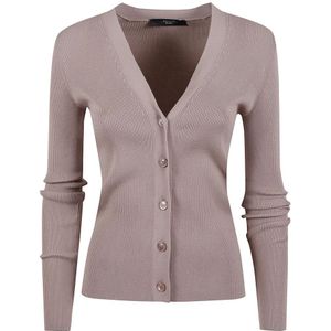 Weekend Max Mara, Dames, Truien, Bruin, Maat: M Viscose,