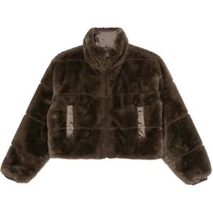 Save The Duck, Dames, Jassen, Grijs, Maat: XL Nylon,