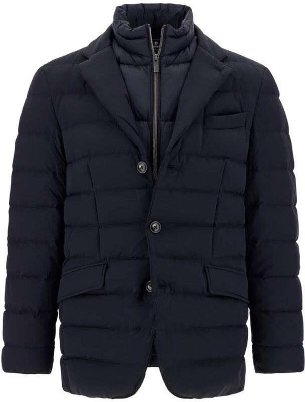 Boggi Milano - Donzen Jas - Blauw - Heren - Lichtgewicht Warmte